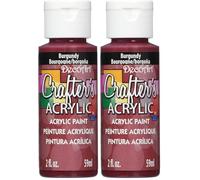 DecoArt 59 ml Crafters Acrylic, Burgundy (Pack of 2)