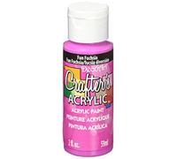 DecoArt 59 ml Crafters Acrylic, Fun Fuschia