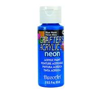 DecoArt 59 ml Crafters Acrylic, Neon Blue
