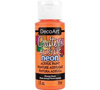 DecoArt Acrylic Paint, Neon Orange, 59 ml (Pack of 1)