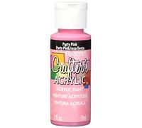 DecoArt 59 ml Crafters Acrylic, Party Pink