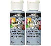 DecoArt 59 ml Crafters Acrylic, Sky Blue (Pack of 2)