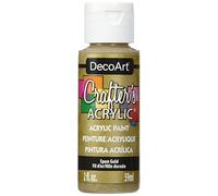 DecoArt 59 ml Crafters Acrylic, Spun Gold