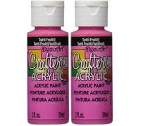 DecoArt 59 ml Crafters Acrylic, Tutti Fruitti (Pack of 2)
