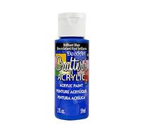 DecoArt - Acrylic Paint Crafters - All Purpose 59ml 2oz - 60 Colours (DCA141 - Brilliant Blue)