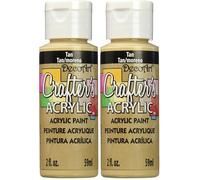 DecoArt Acrylic Paint, Tan, 59ml (Pack of 2)