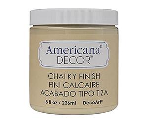 DecoArt ADC-04 Americana Decor Chalky Finish Paint - Timeless, Beige, (8 0z)