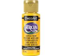DecoArt Acrylic Multi-Purpose Paint Americana Primary Yellow 2 oz