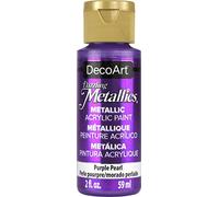 DecoArt Americana Acrylic Metallic Paint, Purple Pearl