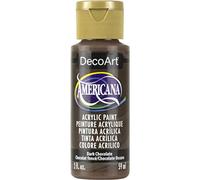 DecoArt Americana Acrylic Multi-Purpose Paint, Dark Chocolate,Brown,59 ml (Pack of 1)