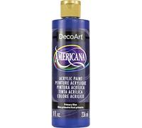 DecoArt Americana 8 Ounce PRMARY BLU, Primary Blue, One Size
