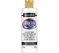 DecoArt Americana Acrylic Multi-Purpose Paint, Snow Titanium White