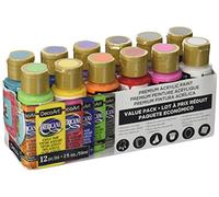 DecoArt Americana Acrylic Paint Value Pack 12pc, 2 Fl Oz (Pack of 12)