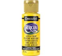 DecoArt Americana Acrylic Transparent Multi-Purpose Paint, Cadmium Yellow