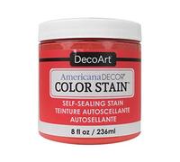 DecoArt Americana Decor Color Stains 8oz-Coral, 7.23 x 6.98 x 7.62 cm