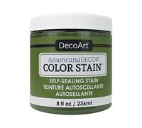 DecoArt Americana Décor Colour Stain Bottle Paint, Acrylic, Light Fern, 7 x 7 x 8 cm