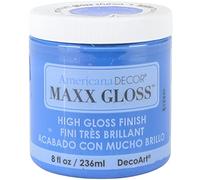DecoArt Maxx Gloss Acrylic Paint 8 oz-Blue Crystal, Yard