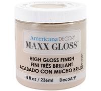 DecoArt Americana Décor Maxx Gloss Bottle Paint, Acrylic, Cappuccino, 7 x 7 x 8 cm