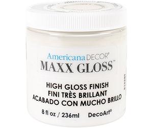 DecoArt Americana Décor Maxx Gloss Bottle Paint, Acrylic, Ceramic Tile, 7 x 7 x 8 cm