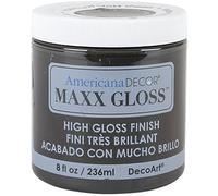 DecoArt Americana Décor Maxx Gloss Bottle Paint, Acrylic, Light Molasses, 7 x 7 x 8 cm