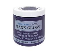 DecoArt Americana Décor Maxx Gloss Bottle Paint, Acrylic, Purple Polish, 7 x 7 x 8 cm