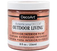 DecoArt Americana Décor Metallic Outdoor Living Bottle Paint, Acrylic, Multi-Colour, 7 x 7 x 8 cm