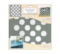 DecoArt Americana Decor Stencil Ikat Polka Dot