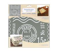 DecoArt Americana Decor Stencil Postcard Fromparis