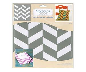 DecoArt Americana Decor Stencil Zig Zag