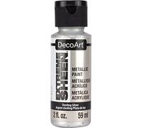 DecoArt Americana Extreme Sheen Jar of Paint, Acrylic, Sterling Silver, 59 ml (Pack of 1)