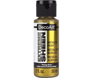 DecoArt Americana Extreme Sheen Jar of Paint, Acrylic, Vintage Brass, 3.5 x 3.5 x 10 cm
