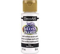 DecoArt Americana Gloss Enamels Acrylic Paint 2oz (59ml) - White DAG01