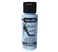 DecoArt Americana Patent Leather Jar of Paint, Acrylic, Light Blue, 3.5 x 3.5 x 10 cm