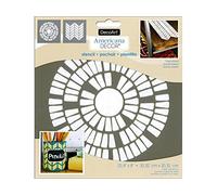 DecoArt Americana Stencil 8x8 TribalAccent, None, Extra Large, One Size