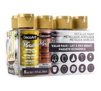 DecoArt Dazzling Metallics Value Pack 8pcs - Metallic