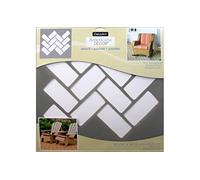 Decoart DECADS-K.406 Decor Stencil 18x18 Hringbon Americana Decor Stencil 18x18 Herringbon
