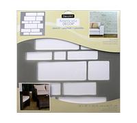 DecoArt DECADS-K.413 Decor Stencil 18x18 Brickpth Americana Decor Stencil 18x18 Brick Path