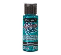 DecoArt Acrylic Paint Galaxy Glitter – Aqua Meteor (Blue) – 59 ml