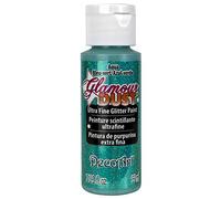 DecoArt Glamour Dust Glitter Paint, Aqua, 59 ml (Pack of 1)