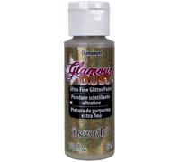 DecoArt Glamour Dust Glitter Paint, Champagne Gold