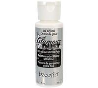 DecoArt Glamour Dust Glitter Paint, Ice Crystal