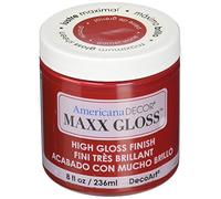 DecoArt Maxx Gloss Acrylic Paint 8 oz-Garnet Stone