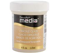 DecoArt Media Crackle Glaze 4oz (118ml) - Clear DMM16