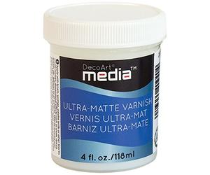 DecoArt Media DMM24 Paint Finishes, Acrylic, Transparent Ultra Matte