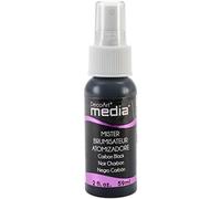 DecoArt Media Paint, Acrylic, Carbon Black Mister, 3.5 x 3.5 x 12.5 cm