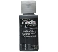 DecoArt Media Paint, Dark Grey
