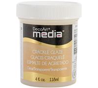 DecoArt Media Paint Finishes, Transparent Crackle Glaze