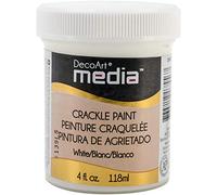 DecoArt Media Paint Finishes, White Crackle