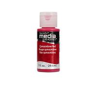 DecoArt Media "Quin Red Media Fluid Acrylic, Multi-Colour