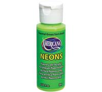DecoArt Neon Amerciana Acrylics Paint, Thermal Green